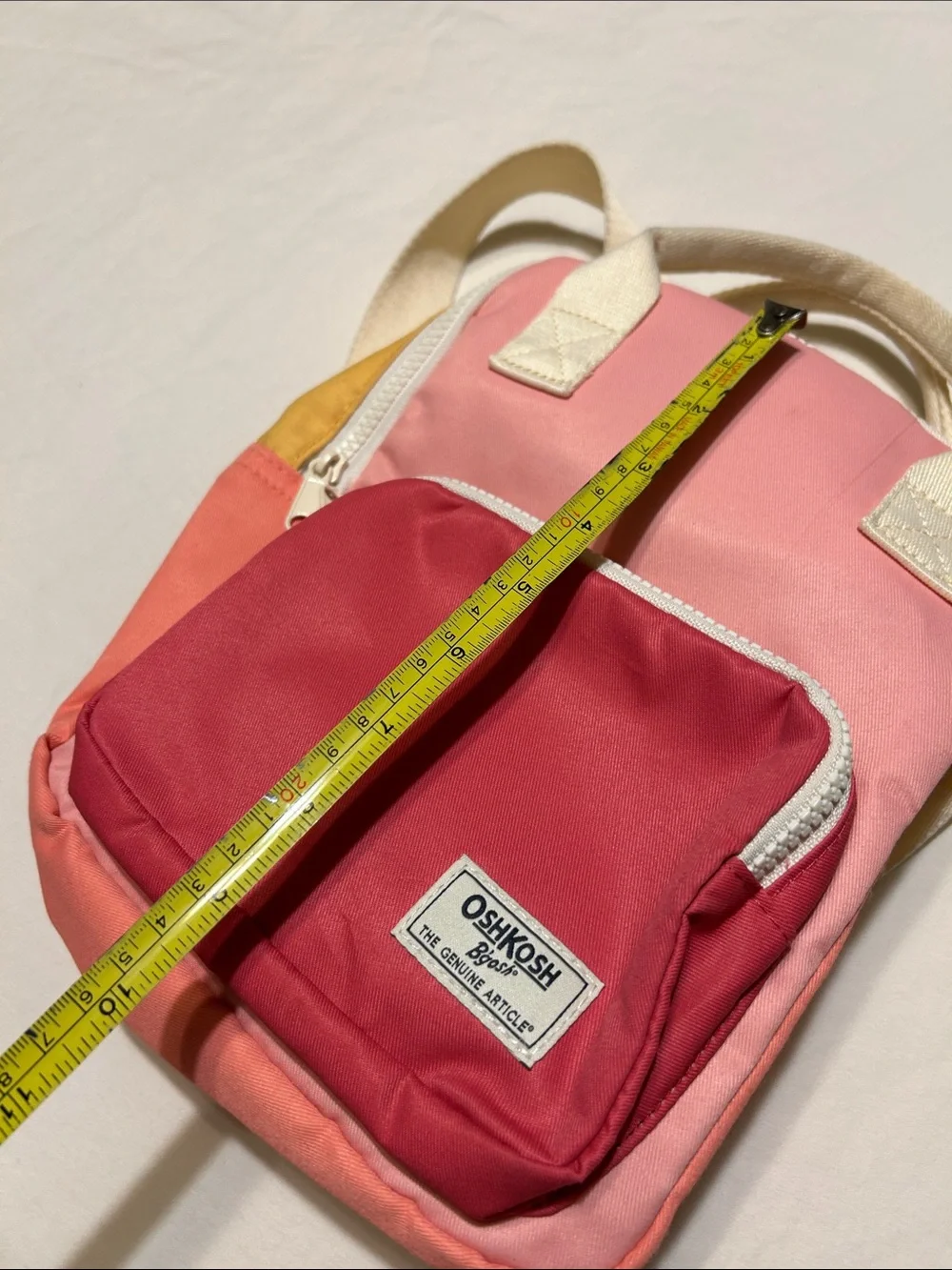 OshKosh B'gosh Colorblock Mini Backpack — Yellow, Pink & Red